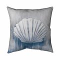Begin Home Decor 26 x 26 in. Blue Feston Shell-Double Sided Print Indoor Pillow 5541-2626-CO24-1